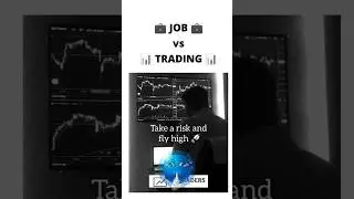 Job Vs Trading 📊💸 Tradingjobers Life Traders Life #trader #livetrading #stocktrader #forex #trader