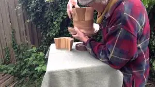 Steam Punk Puzzle Hat Block. Putting the pieces together