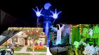 HALLOWEEN INFLATABLES around the neighborhood Halloween Decorations 2022 @timothyspreciousmoments
