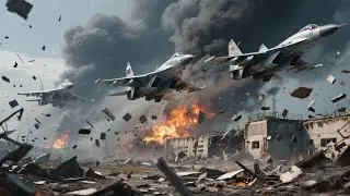 5 Minutes Ago! Chinese Fighter Jets Fly Over US Logistics Depot in Israel. What Happened?