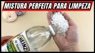 VINAGRE DE ÁLCOOL E SAL: COMBINAÇÃO SIMPLES E BARATA QUE PODE TRANSFORMAR A LIMPEZA DO DIA A DIA!