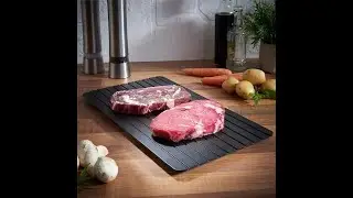 Defrosting Tray for frozen meat,  Thawing Plate for Faster Defrost Frozen Food,Rapid Thaw Meat