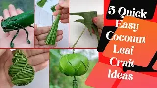 Coconut Leaf Crafts | Amazing Ideas | CraftKartStores