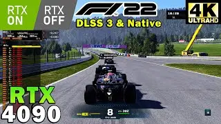 F1 22 4K | Ray Tracing | DLSS 3 ON & OFF | RTX 4090 | Ryzen 9 7950X | Ultra Settings