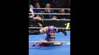 Grand &eacute;cart pour iyo #youtubeshorts #wwe