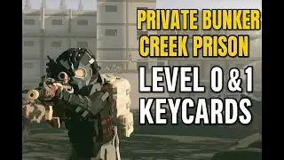 SurrounDead Keycard Guide where to use level 0 and 1 keycards Creek Prison & Private Bunker!