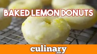 Baked Lemon Donuts