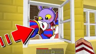 ESPÍO LA CITA DE JAX Y POMNI Y SE BESAN EN MINECRAFT
