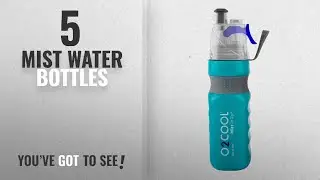 Best Mist Water Bottles [2018]: O2COOL Power Flow Grip Band Bottle with Classic Mist 'N Sip Top 24