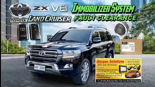 Toyota Land Cruiser ZX V8 Immobilizer Fault Clearance and  Programming