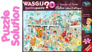 Wasgij Jigsaw Puzzle Solution - Destiny 3 Sands of Time!