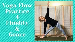 Yoga Flow for Fluidity & Grace| (20 mins) | Lower Back Tightness for 50 Youtube | Vicki @ Yoga 4 Man