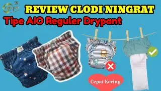 REVIEW CLODI NINGRAT | Kelebihan dan kekurangan Cloth Diaper Popok Kain Bayi Cuci Ulang AIO DRYPANT