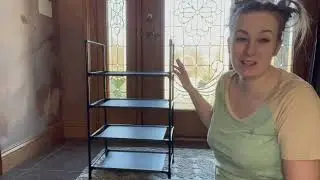 Review of barsone 4 Tier Small Shoe Rack, 6-8 Pairs Shoe Tower Rack for Small Space