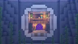 Minecraft: Underwater Mountain House Tutorial🏠
