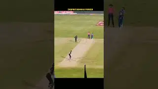 MEANWHILE BHUMRAH'S YORKAR..🤫 #cricket