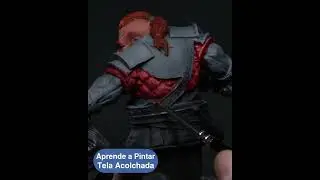 How to Paint Red Quilted Cloth - Red Legend // Paint Miniatures #shorts @Zwo&Company
