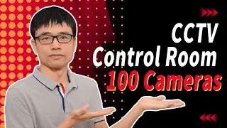 Control and Display System for 100 IP cameras