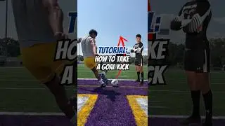How To Take A Goal Kick #footballshorts #goalkeeper #soccerskills #soccershorts #goalkick #football