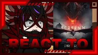 Kaiju girls react to red death vs toothless final battle | httyd | Gacha club