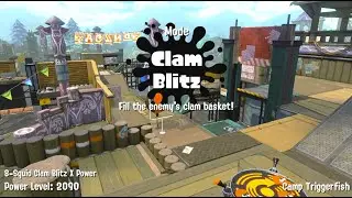 Splat Charger Gameplay in Clam Blitz - Splatoon 2 | X-Rank