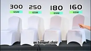 How to choose spandex chair cover?