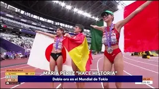 María Pérez gana el oro en 35 kilómetros marcha en Tokio