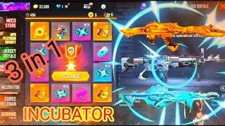🔥FF INDONESIA SERVER 3 IN 1 INCUBATOR| I GOT FLASHING SPADE MP40🔥