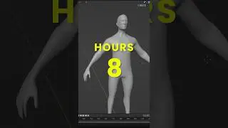 Follow along this #blender #journey . I’m #3dsculpting a basemesh to make my #animation better