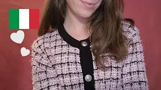 Relaxing ASMR in Italian 🇮🇹 | softly trying to speak Italian for your relaxation