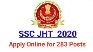 SSC JHT RECRUITMENT 2020 / Notification out for Junior Hindi Translator / Salary / Age Limit /