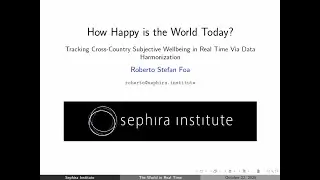 Tracking Subjective Wellbeing in Real Time | Roberto Foa