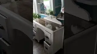 Antique Vanity / Dressing Table with mirror