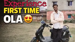 OLA Electric First Ride ⚡ | Bhut Mazaa Aaya 😎 #ola #electricebike 