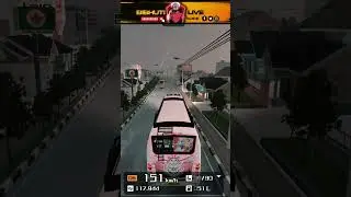 200speed Heavy Driver on bus simulator indonesia 🥰#busgame #bus