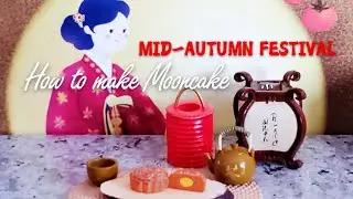 HOW TO MAKE MOONCAKE | MINI MOONCAKE | MID AUTUMN FESTIVAL | COLLAB WITH Bepbe Miniature Cooking