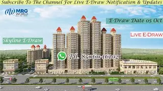 MRG World Skyline Sec 106 Live E-Draw 05 Oct | Get Instant Result On WhatsApp @ 8506016102