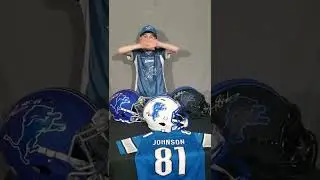 Dominik Kryk - future Detroit Lions Junior Reporter!