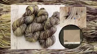 Dyepot Weekly #242 Speckling Yarn with Dharma Olive Brown Acid Dye - How does it break?
