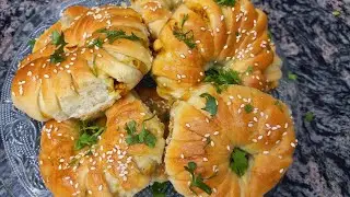 Chicken flower bun recipe by damads kitchen 😋 how to make chicken flower bun recipe at home 😋😋😋😋😋😋😋😋