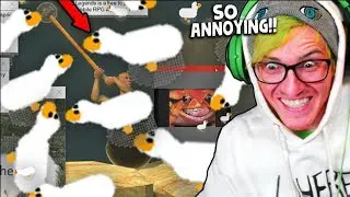 Desktop Goose but Every time i lose i add another Goose
