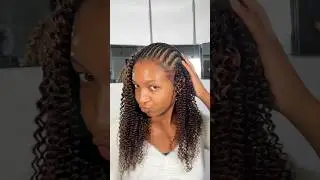 This is the flattest crochet hair I&rsquo;ve ever used 🤩 #crochet #humanhair #protectivestyles