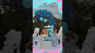 Beautiful Gender Reveal ❤️💙 #announcement #babyshower