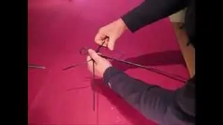 Het maken van een skelet van ijzerdraad en Paverpol