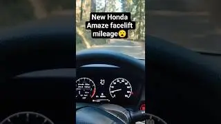 New honda amaze facelift mileage 😮 in hill area #hondaamaze #honda #hondaamazefacelift #milage