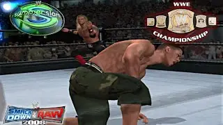 WWE Edge vs John Cena Championship match SummerSlam 2006 | SmackDown vs Raw 2008  PCSX2