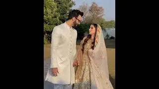 Cute couple komal baig and salem wedding video