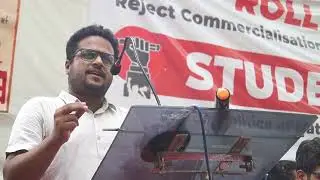 Akash bhattacharya addressing Student Parliament | Roll Back NEP 2020