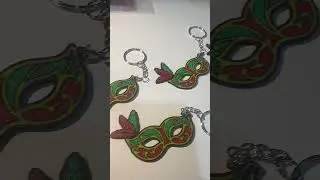 Llaveros antifaz! #filamentos #carnaval #cadiz#impresiones3d