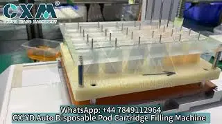 How to Fill Disposable Pod Cartridges? CX-YD Automatic Machine!